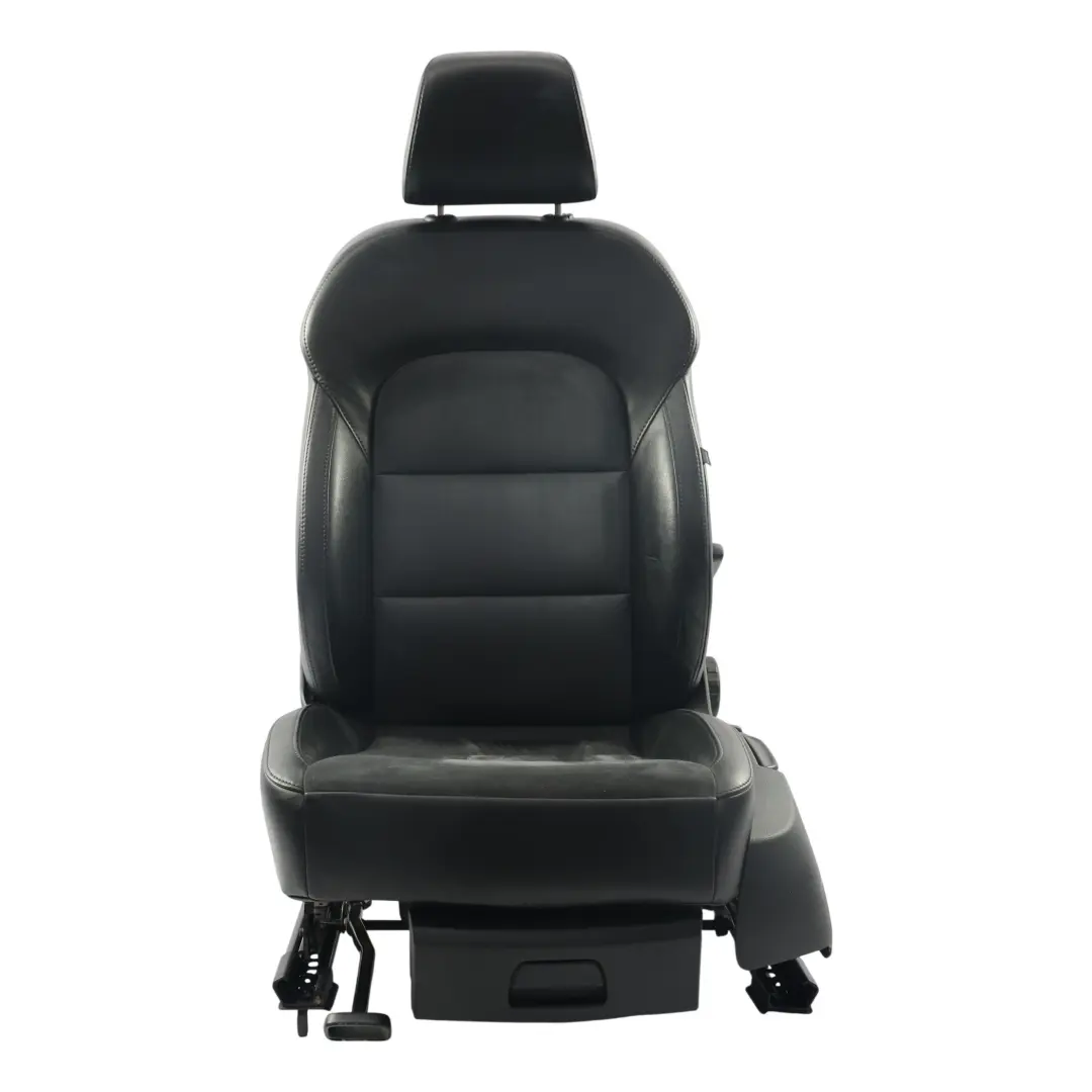 Skoda Superb MK2 Asiento Delantero Interior Cuero Alcantara Izquierdo Negro - SKU 3T0881805CH-1 - Número de pieza 3T0881805CH
