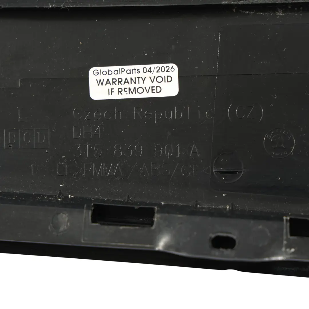 3T B Pillar Trim Cover Panel Left N/S to Skoda Superb B6 with Part number 3T5839901A Skoda Superb B6 3T B Pillar Trim Cover Panel Left N/S - SKU 3T5839901A - Part number 3T5839901A