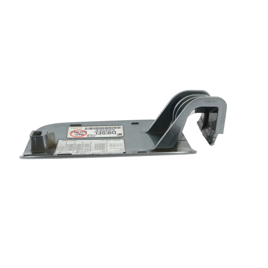 Mk3 B6 Fuel Flap Cover Fill In Filler Cap Trim Platinum Grey - F8L to Skoda Superb with Part number 3T9809857A Skoda Superb Mk3 B6 Fuel Flap Cover Fill In Filler Cap Trim Platinum Grey - F8L - SKU 3T9809857A-PLA - Part number 3T9809857A