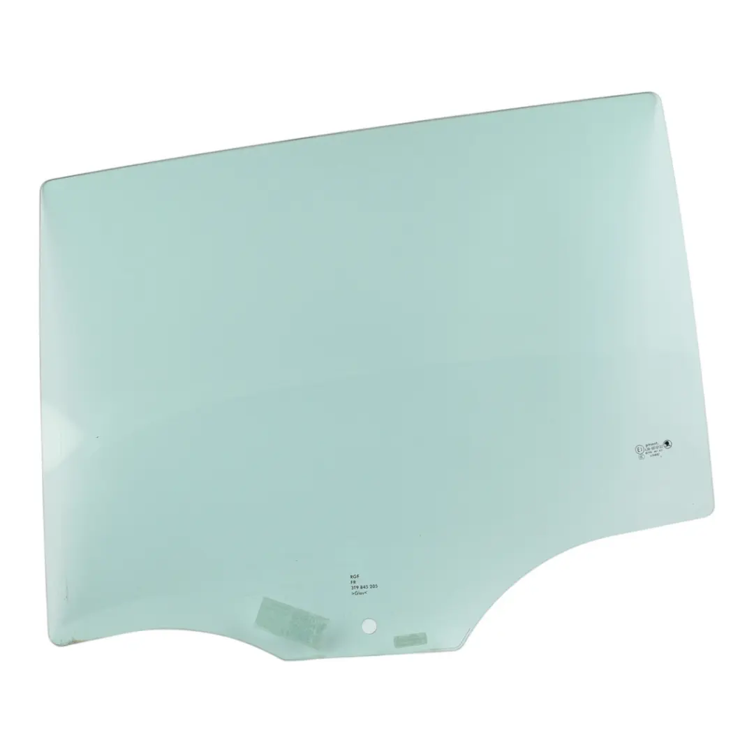 Skoda Superb Mk2 Rear Door Window Glass Glazing Left N/S Green AS2 - SKU 3T9845205 - Part number 3T9845205