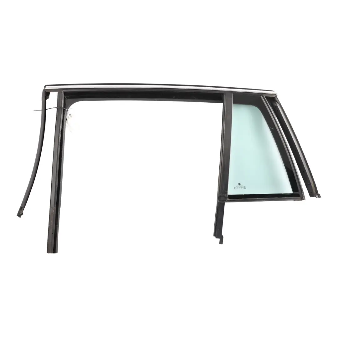 Skoda Superb Mk2 B6 Door Window Seal Frame Trim Rear Left N/S - SKU 3T9845209AD - Part number 3T9845209AD