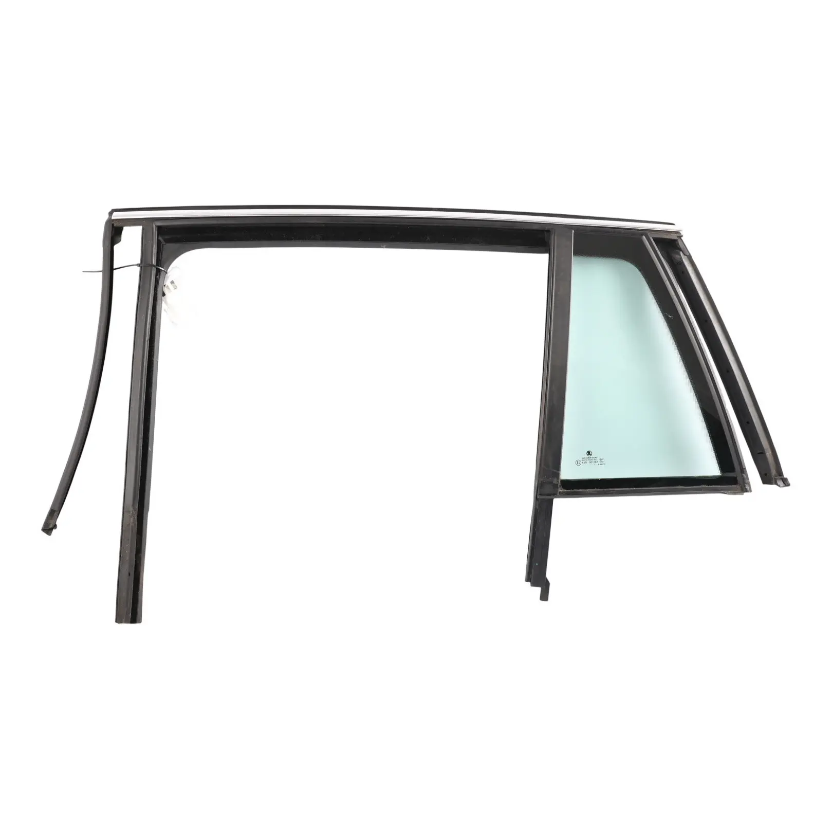 Skoda Superb Mk2 B6 Door Window Seal Frame Trim Rear Left N/S 3T9845209AD