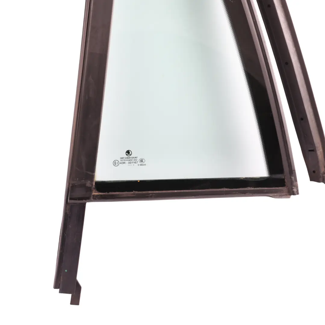 Skoda Superb Mk2 B6 Door Window Seal Frame Trim Rear Left N/S - SKU 3T9845209AD - Part number 3T9845209AD