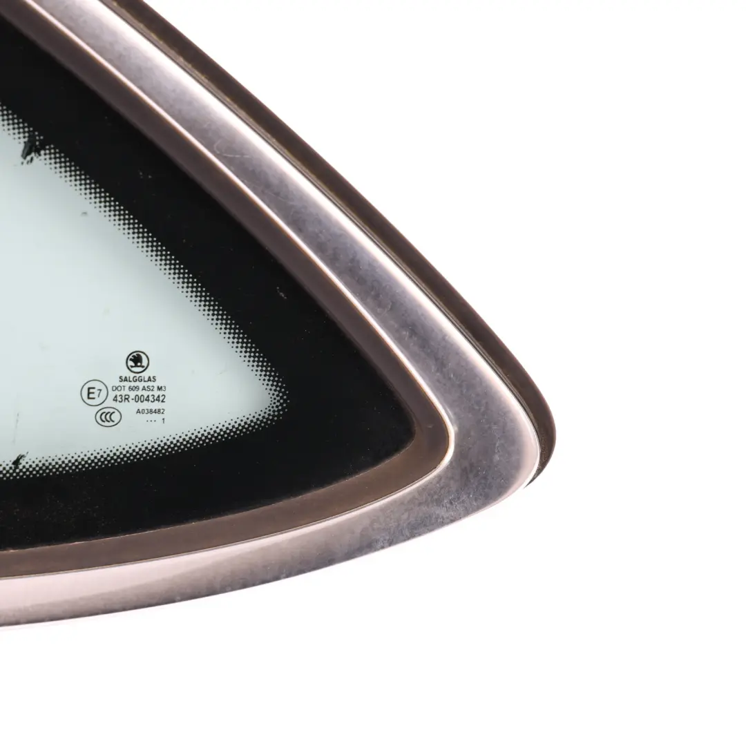 Mk2 Estate Rear Window Quarter Glass Fixed Left N/S AS2 to Skoda Superb with Part number 3T9845297P Skoda Superb Mk2 Estate Rear Window Quarter Glass Fixed Left N/S AS2 - SKU 3T9845297P - Part number 3T9845297P