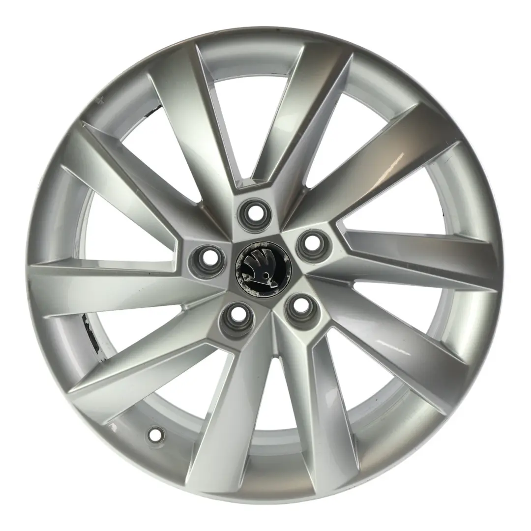 Skoda Superb MK3 Cerchione Lega Argento 17" 7J ET:40 - SKU 3V0601025C-1 - Numero di parte 3V0601025C
