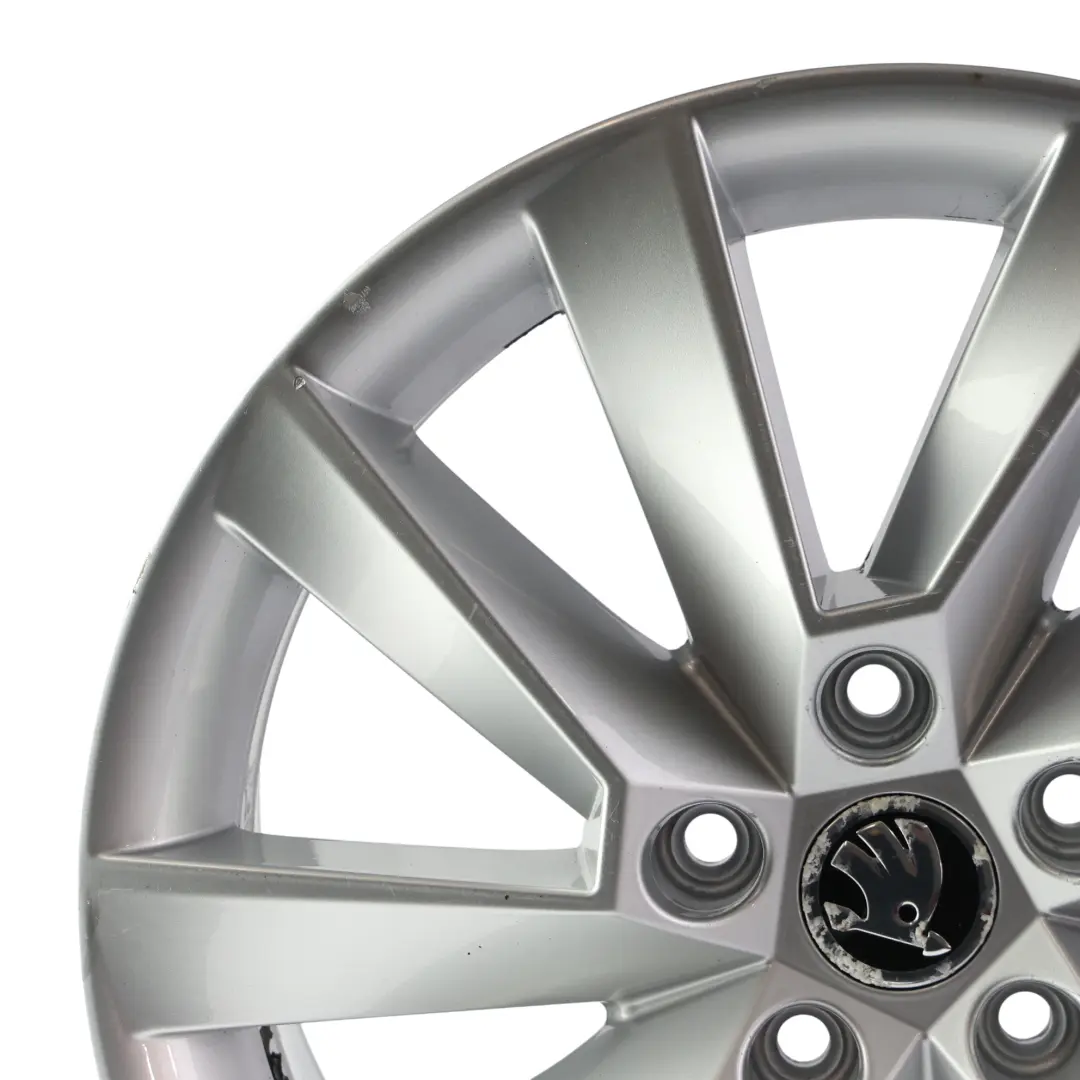 Skoda Superb MK3 Wheel Rim Alloy Silver 17" 7J ET:40 - SKU 3V0601025C-1 - Part number 3V0601025C