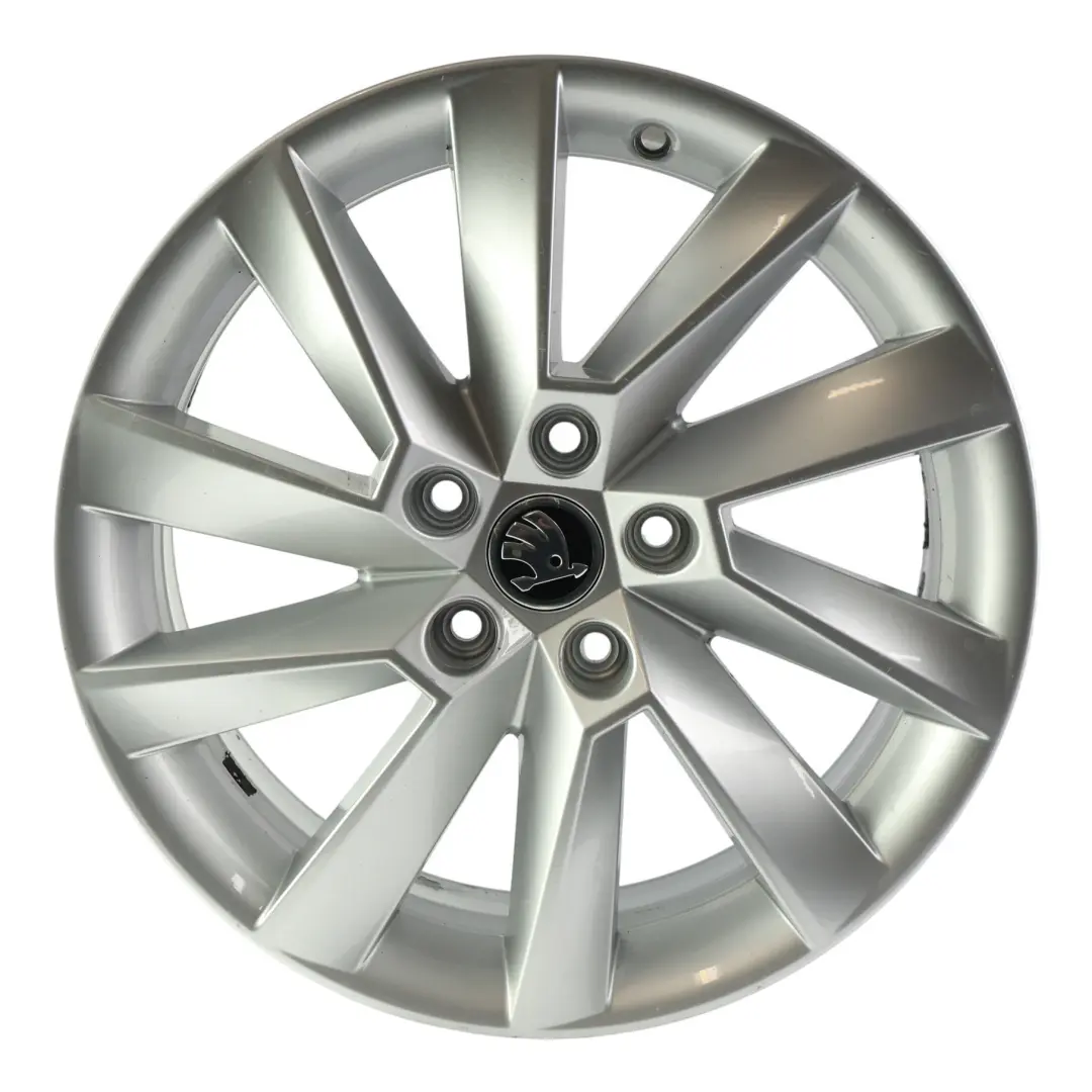Skoda Superb MK3 Cerchione Lega Argento 17" 7J ET:40 - SKU 3V0601025C-2 - Numero di parte 3V0601025C