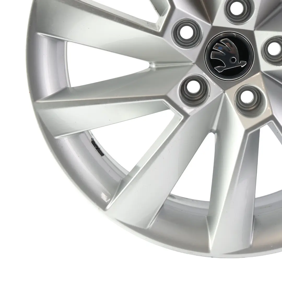 Skoda Superb MK3 Felge Alu Silber 17" 7J ET:40 - SKU 3V0601025C-2 - Teilenummer 3V0601025C