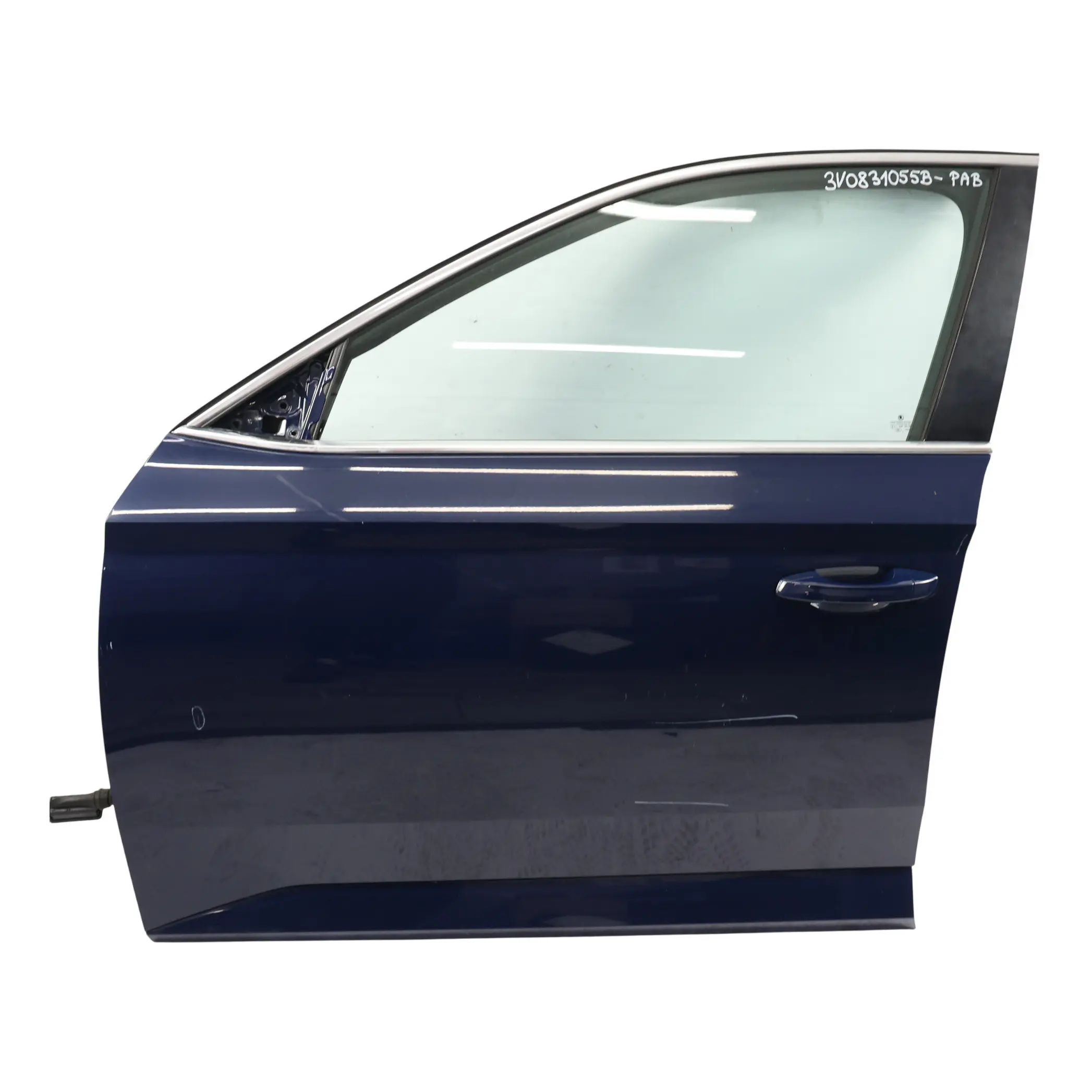 Skoda Superb Mk3 Door Front Left N/S Covering Panel Pacific Blue - F5A