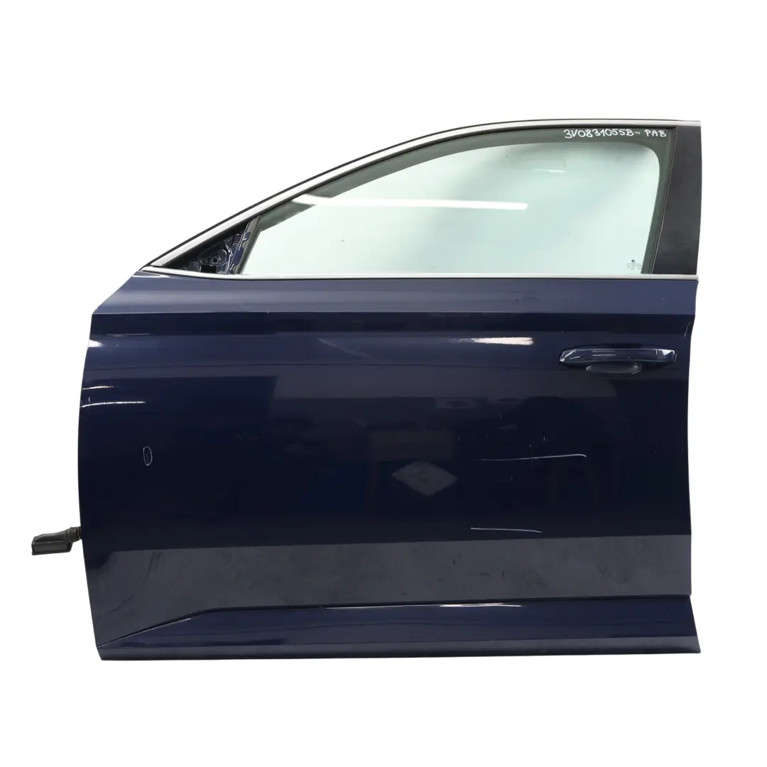 MK3 Panel Cobertura Puerta Delantera Izquierda Azul F5A para Skoda Superb con número de pieza 3V0831055B Skoda Superb MK3 Panel Cobertura Puerta Delantera Izquierda Azul F5A - SKU 3V0831055B-PAB - Número de pieza 3V0831055B