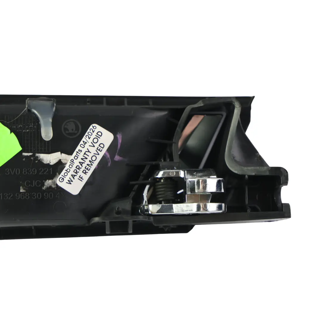 Skoda Superb 3V Klamka Wewnętrzna Otwierania Drzwi Tylna Lewa - SKU 3V0839221-1 - Numer Części 3V0839221