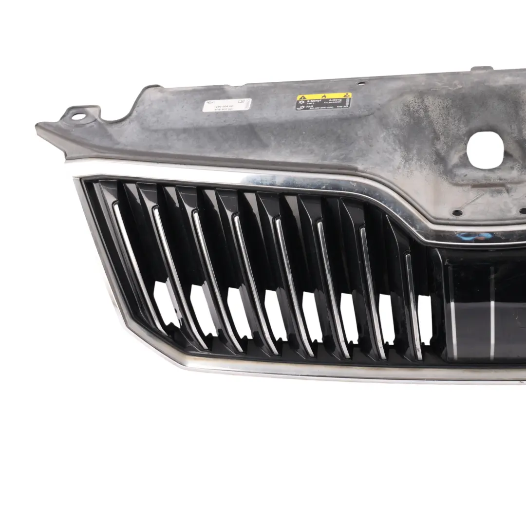 MK3 Front Bumper Radiator Grille Cover Panel to Skoda Superb with Part number 3V0853653B Skoda Superb MK3 Front Bumper Radiator Grille Cover Panel - SKU 3V0853653B - Part number 3V0853653B