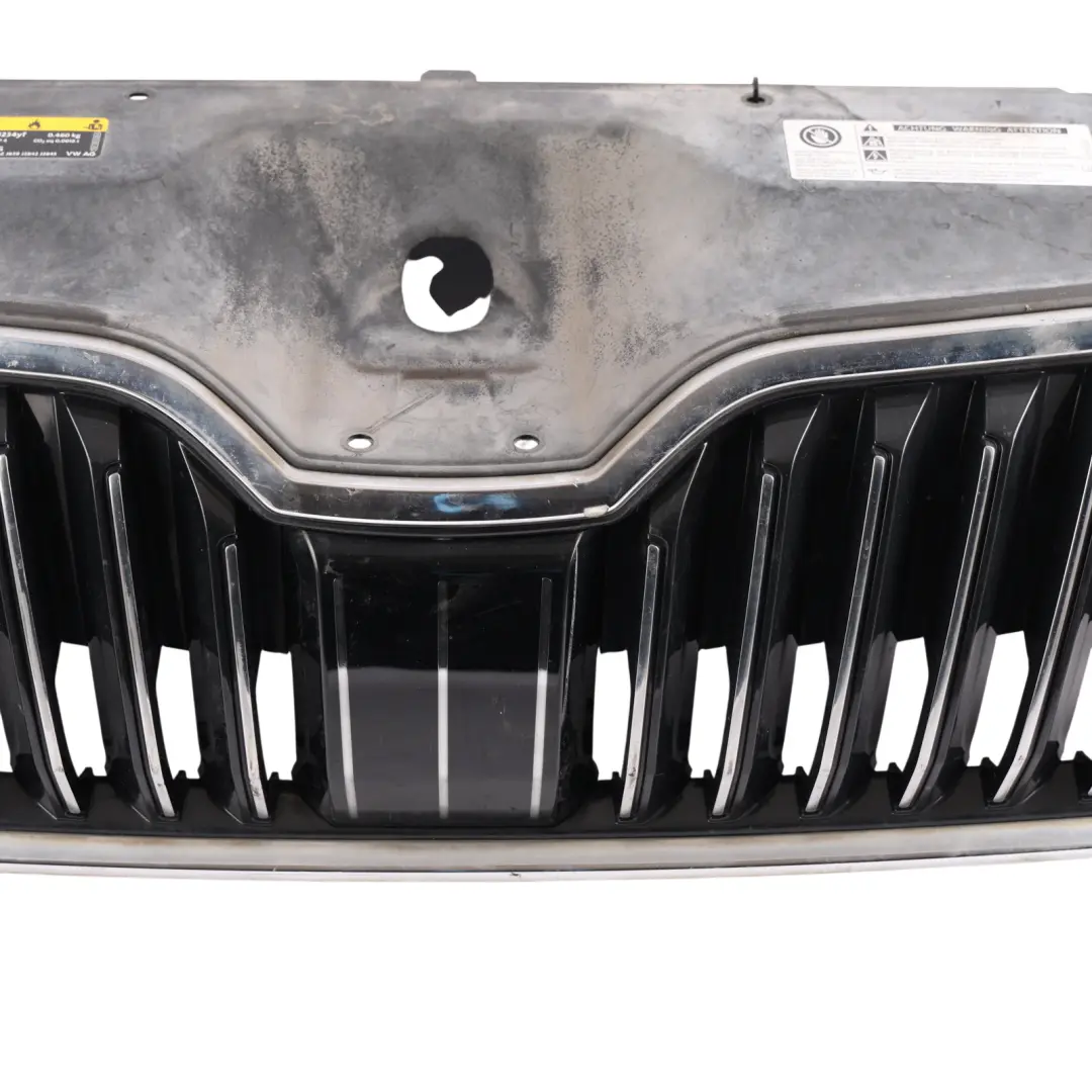Skoda Superb MK3 Front Bumper Radiator Grille Cover Panel - SKU 3V0853653B - Part number 3V0853653B
