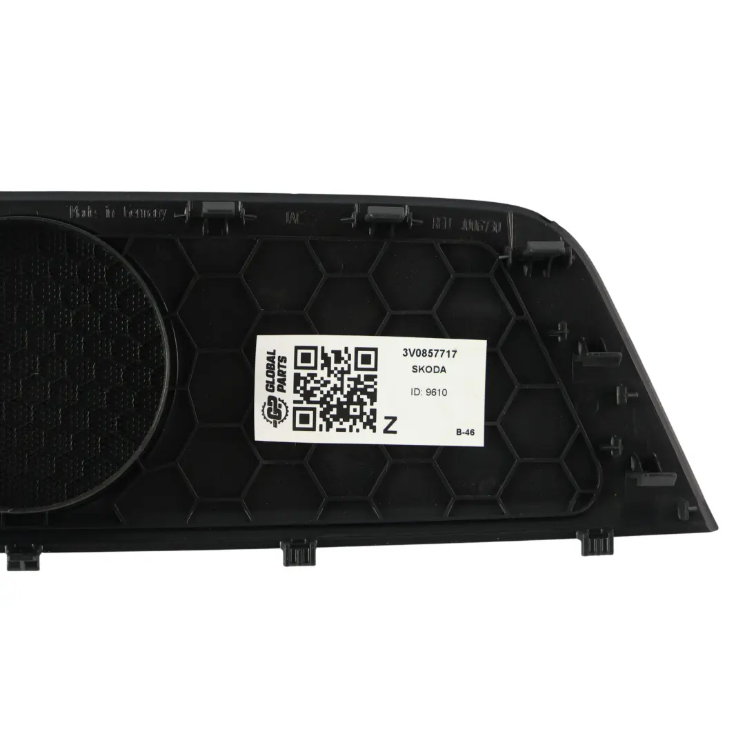Skoda Superb Mk3 Kratka Maskownica Głośnika Deski Rozdzielczej - SKU 3V0857717 - Numer Części 3V0857717