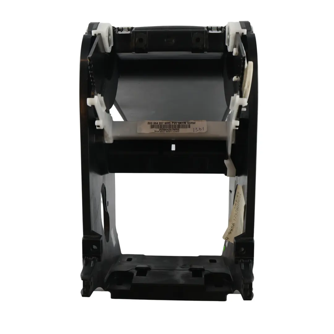 Skoda Superb Mk3 3V Centre Console Leather Arm Rest Panel Black - SKU 3V0864207 - Part number 3V0864207