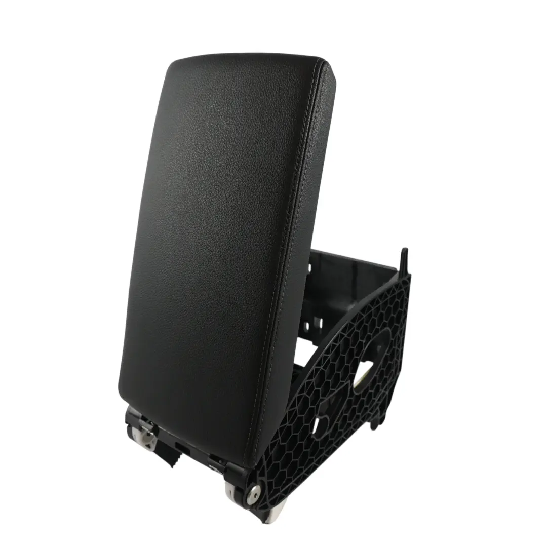 Skoda Superb Mk3 3V Centre Console Leather Arm Rest Panel Black - SKU 3V0864207 - Part number 3V0864207