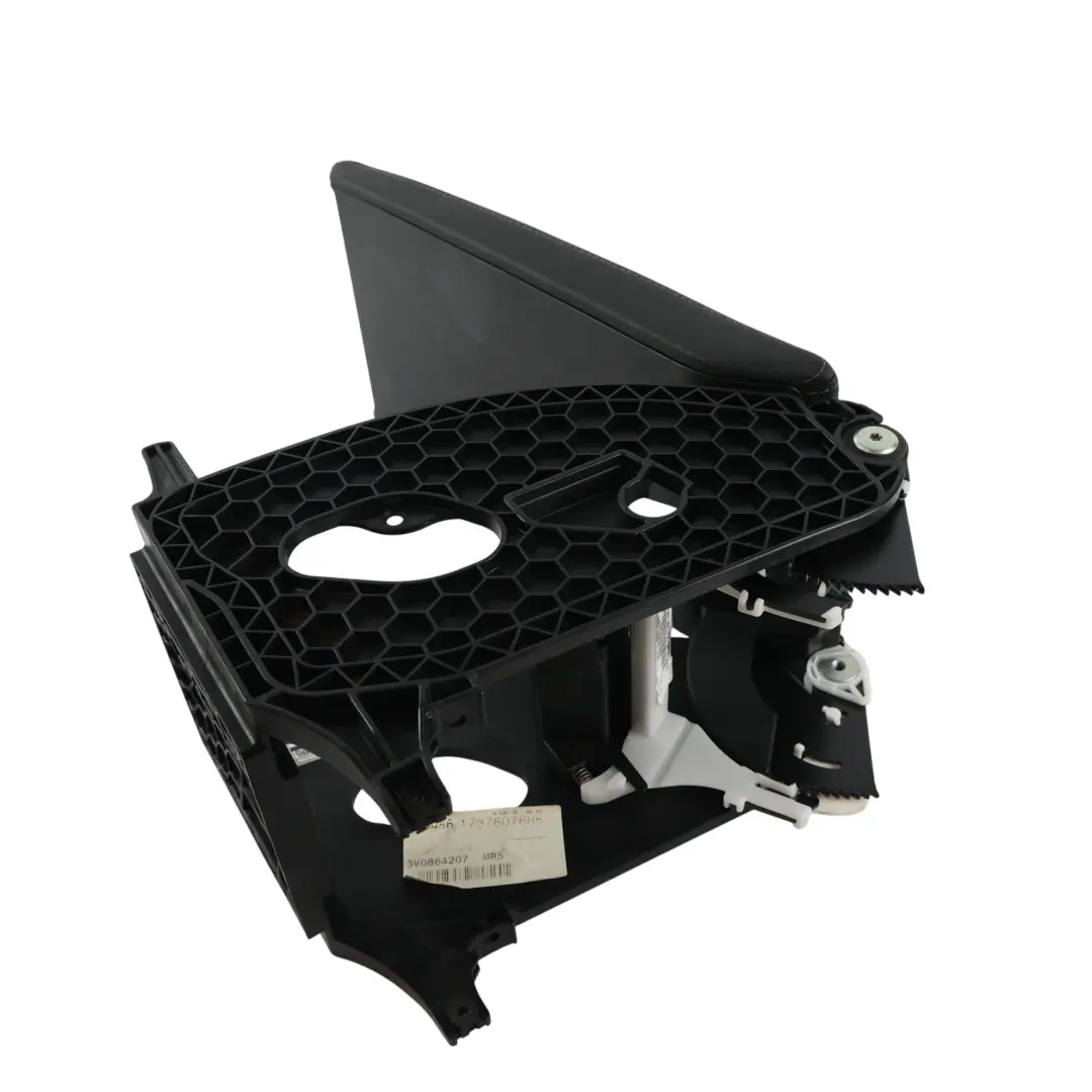 Skoda Superb MK3 3V Console Centrale Bracciolo Pelle Nero - SKU 3V0864207 - Numero di parte 3V0864207