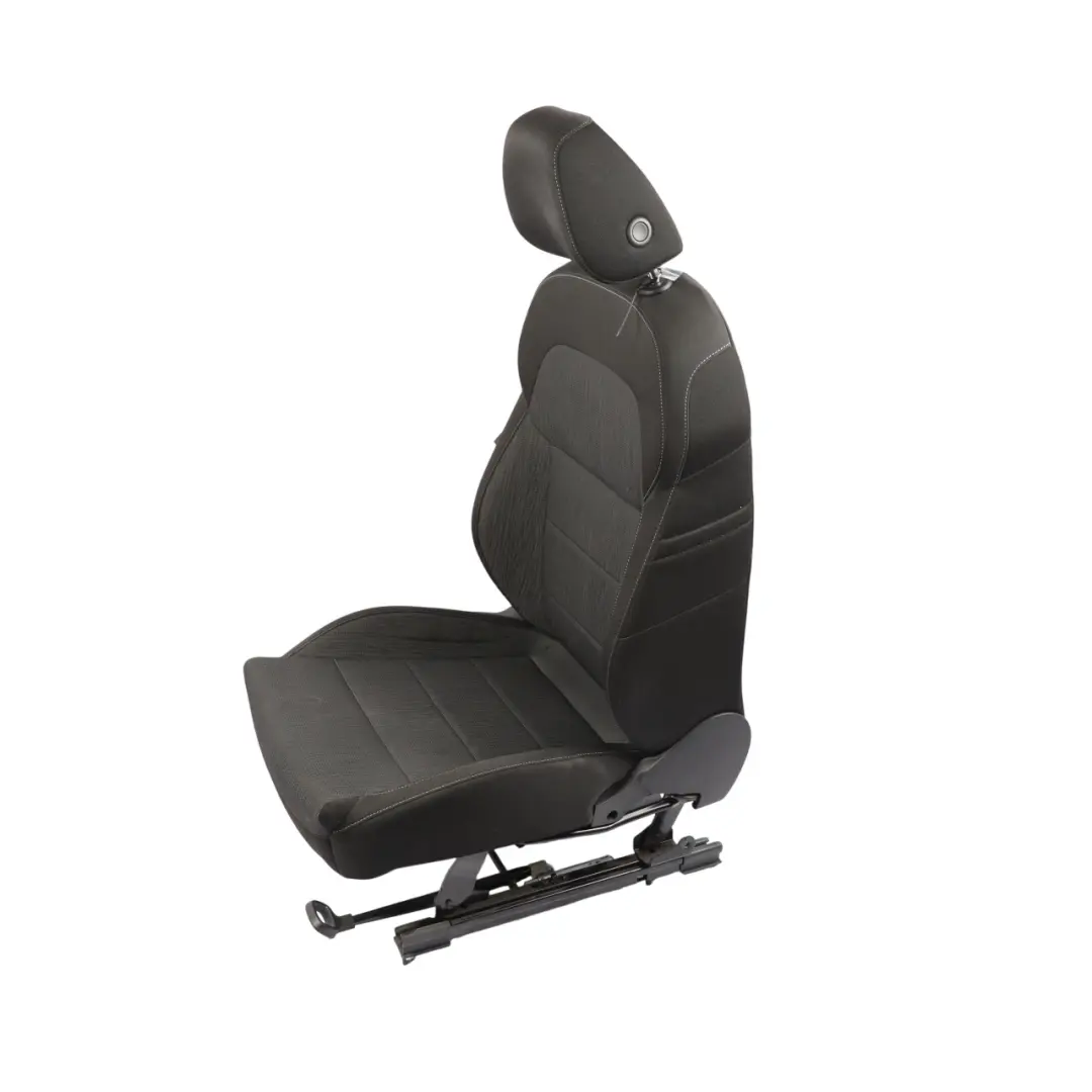 Skoda Superb Mk3 Seat Front Right O/S Interior Cloth Fabric Black - SKU 3V0881806JN-1 - Part number 3V0881806JN