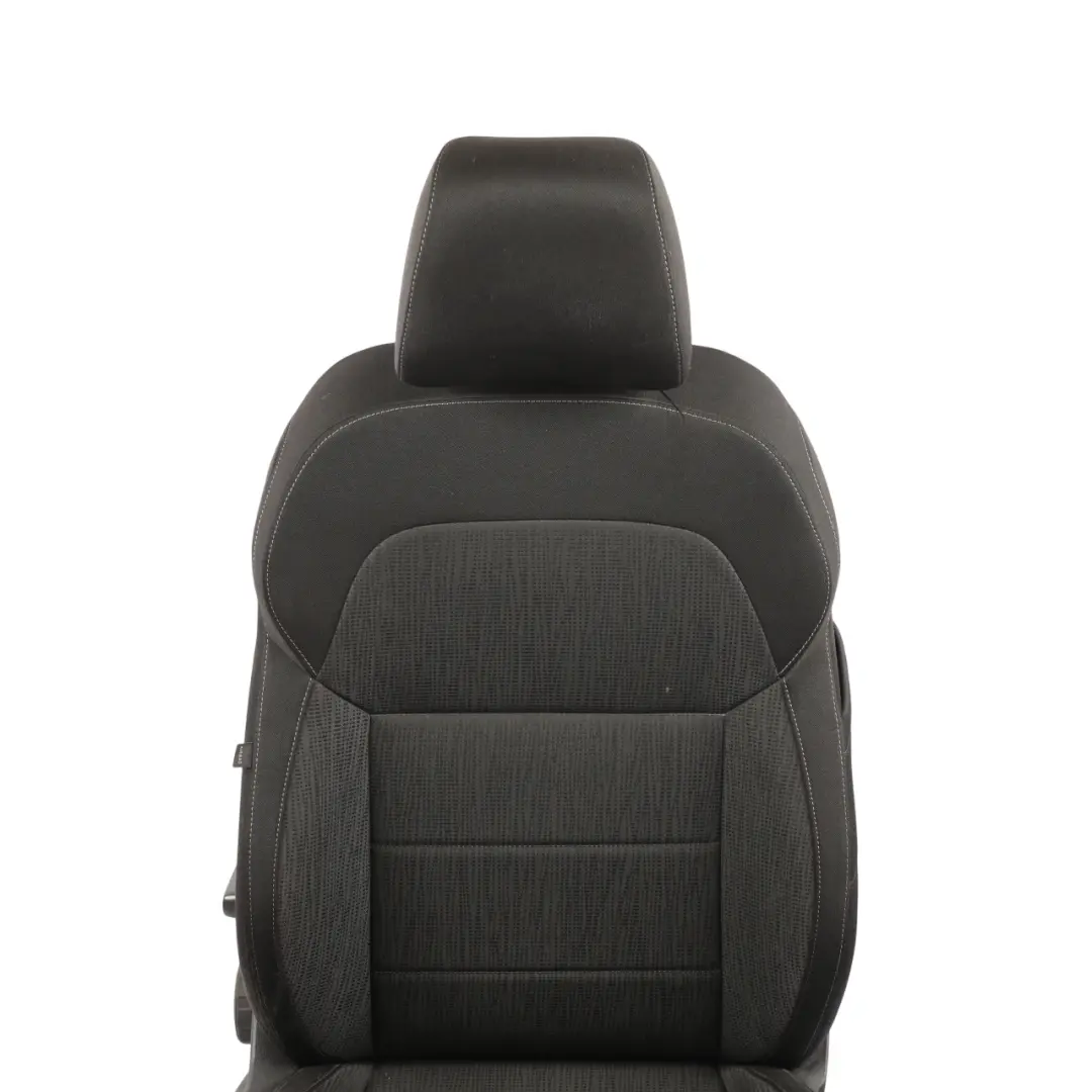 Skoda Superb Mk3 Seat Front Right O/S Interior Cloth Fabric Black - SKU 3V0881806JN-1 - Part number 3V0881806JN