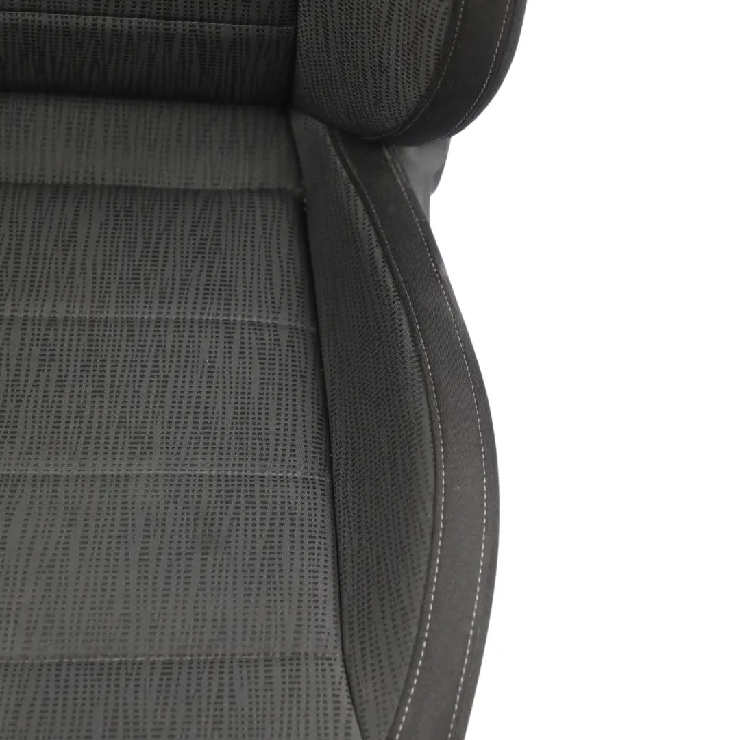 Skoda Superb Mk3 Seat Front Right O/S Interior Cloth Fabric Black - SKU 3V0881806JN-1 - Part number 3V0881806JN