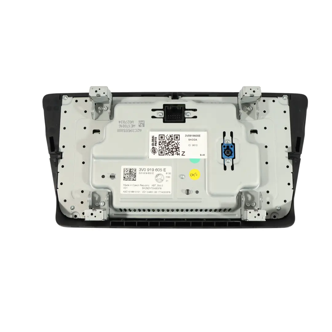 3V Écran Tactile Multimédia Navigation Affichage pour Skoda Superb à propos du numéro de pièce 3V0919605E Skoda Superb 3V Écran Tactile Multimédia Navigation Affichage - SKU 3V0919605E - Numéro de pièce 3V0919605E