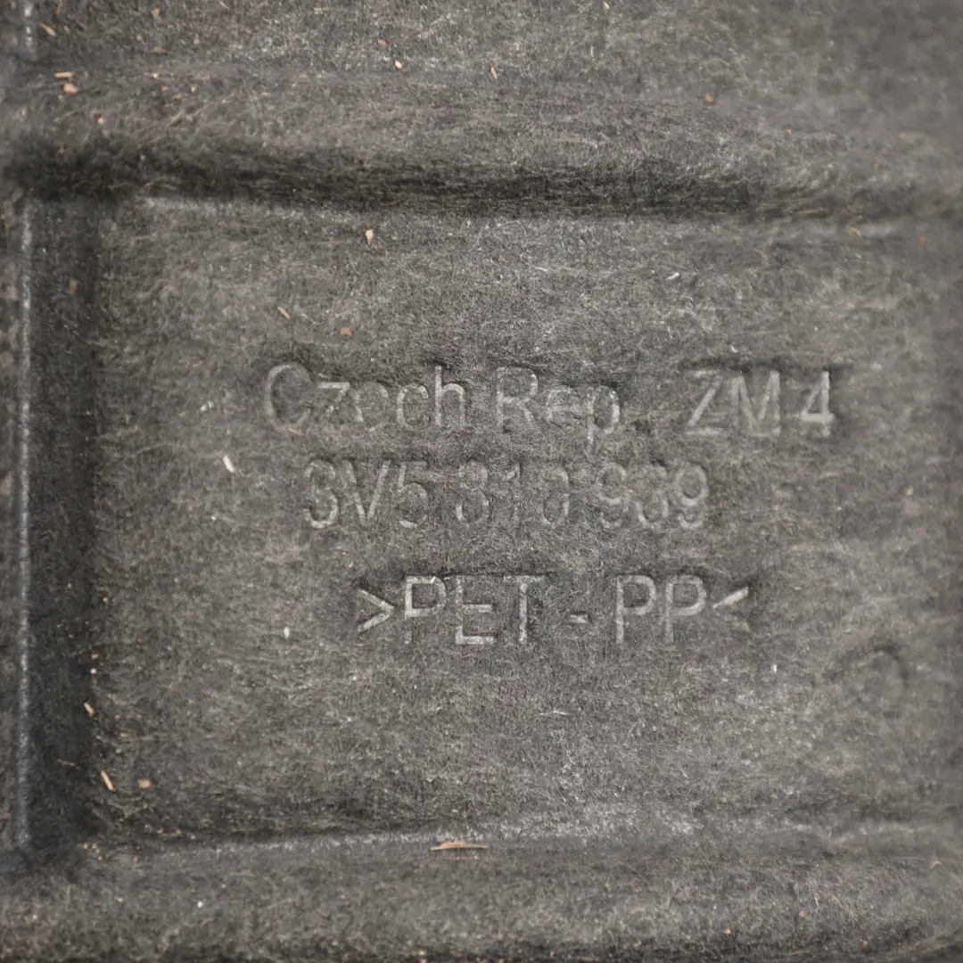 Mk3 Wheel Arch Rear Left N/S Liner Splash Guard to Skoda Superb with Part number 3V5810969A Skoda Superb Mk3 Wheel Arch Rear Left N/S Liner Splash Guard - SKU 3V5810969A - Part number 3V5810969A