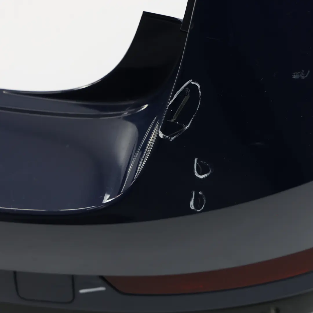 Skoda Superb Mk3 Estate Rear Bumper Trim Panel Cover Pacific Blue - F5A - SKU 3V9807421-PAB - Part number 3V9807421