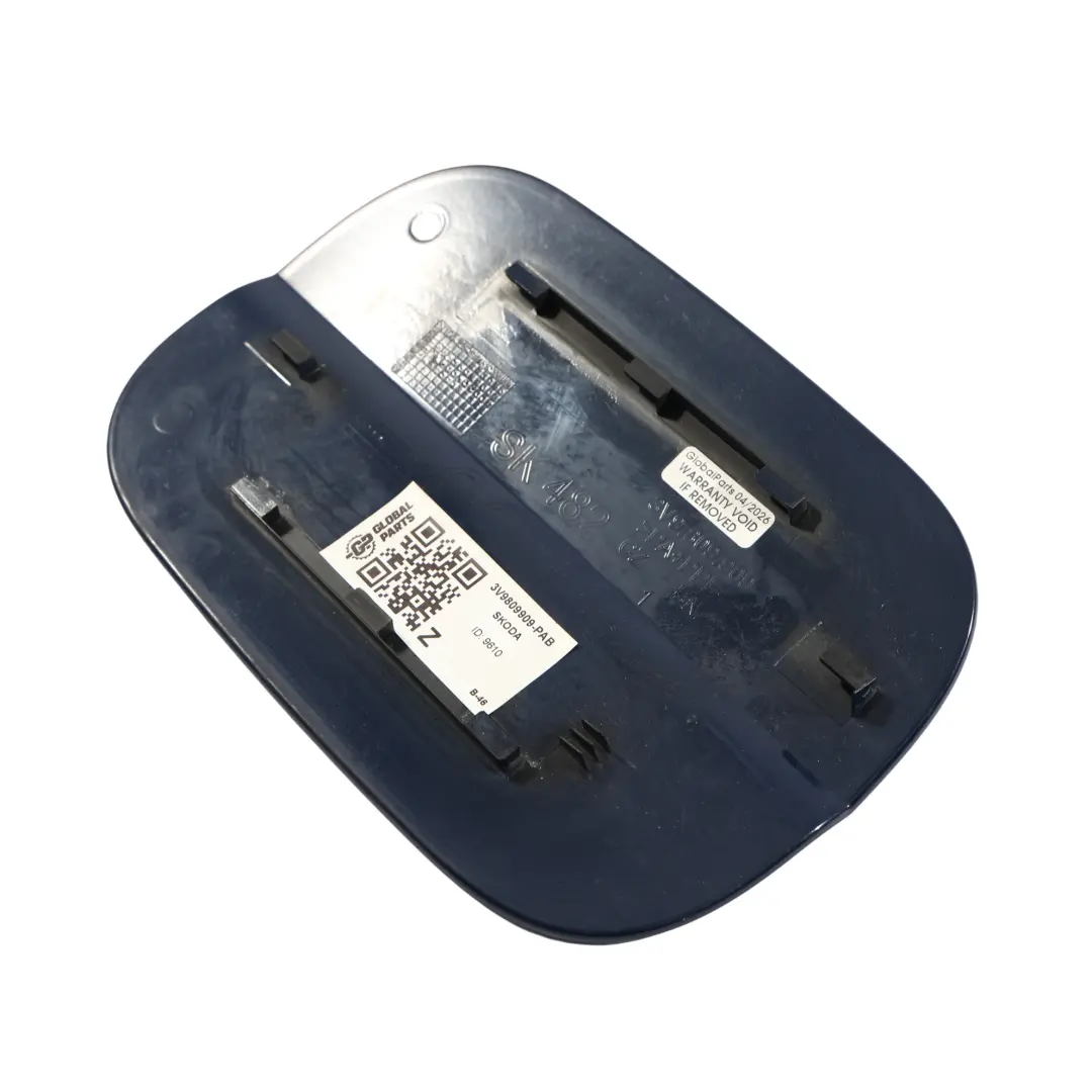 Skoda Superb 3V Kraftstoff Einfülldeckel Tankdeckel Pazifik Blau F5A - SKU 3V9809909-PAB - Teilenummer 3V9809909