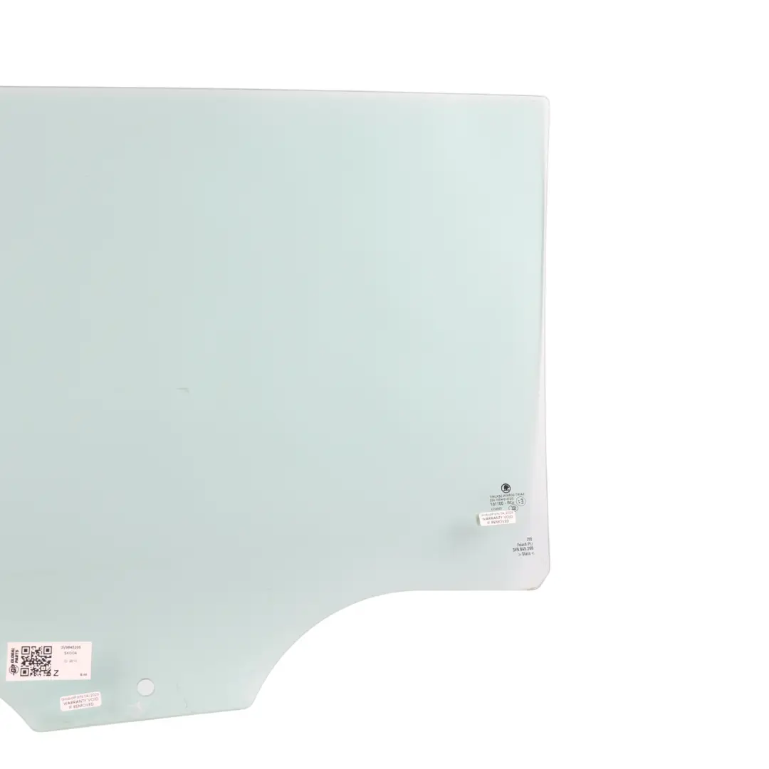 Skoda Superb 3V Estate Door Window Glass AS2 Rear Right O/S - SKU 3V9845206 - Part number 3V9845206