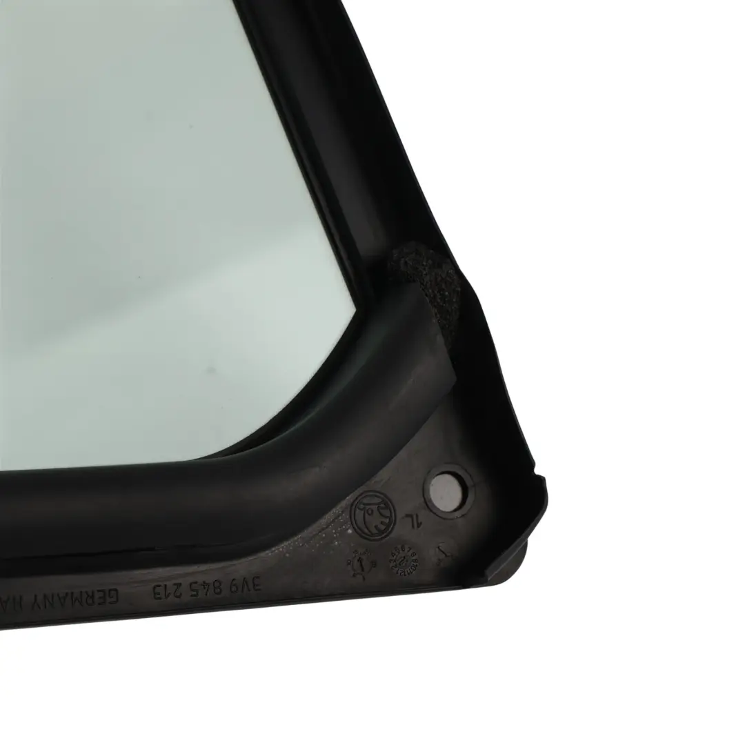 Skoda Superb 3V Vetro Finestrino Posteriore Verde AS2 Sinistro - SKU 3V9845213D - Numero di parte 3V9845213D