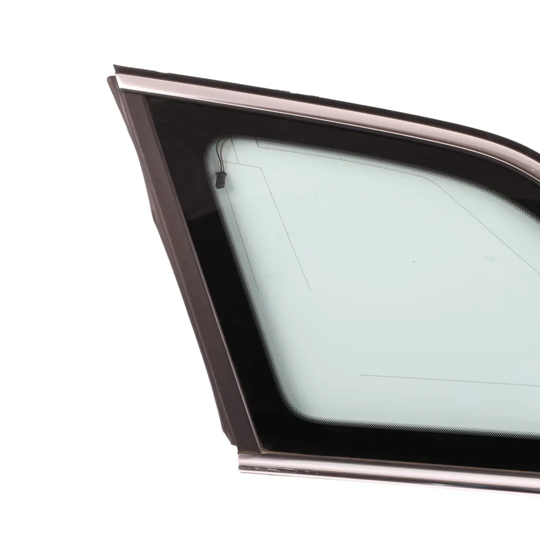 Skoda Superb 3V Side Window Fixed Glass Tinted Chrome Rear Left N/S 3V9845297 - SKU 3V9845297K - Part number 3V9845297K