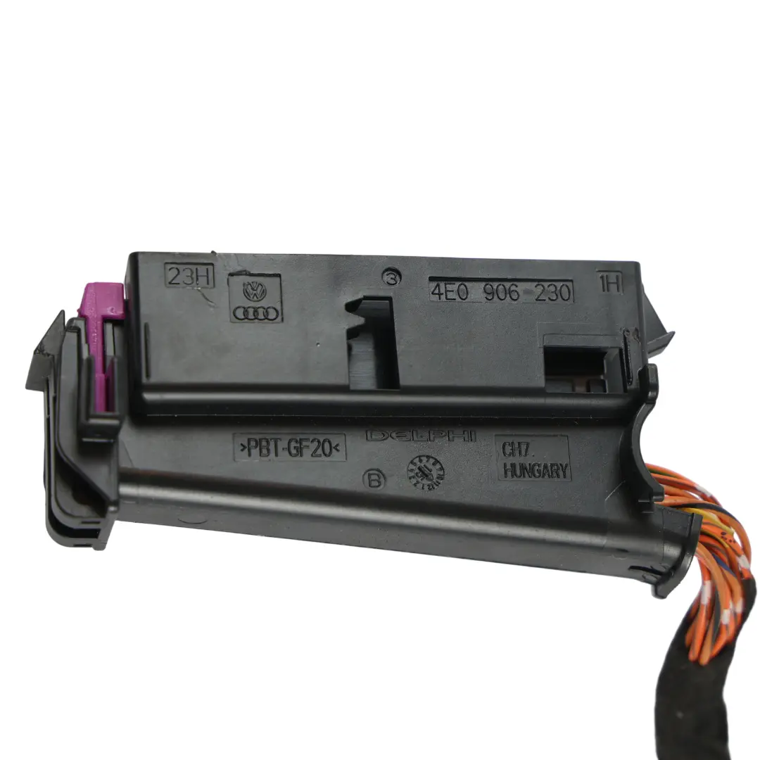 Audi A4 B8 A5 8T A6 C7 A7 4G Fuse Box Relay Wiring Harness Cable Plug - SKU 4E0906230 - Part number 4E0906230