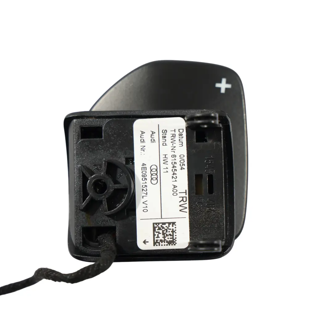 Paddle Shift Plus Derecha para Audi A5 8T Volante con número de pieza 4E0951527L Audi A5 8T Volante Paddle Shift Plus Derecha - SKU 4E0951527L - Número de pieza 4E0951527L