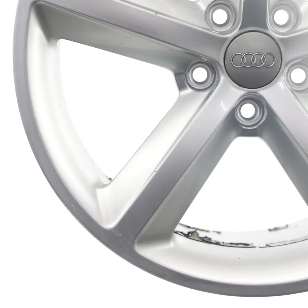 Audi A6 C6 Felga Aluminiowa Srebrna 18" 8J ET43 - SKU 4F0601025DC-1 - Numer Części 4F0601025DC