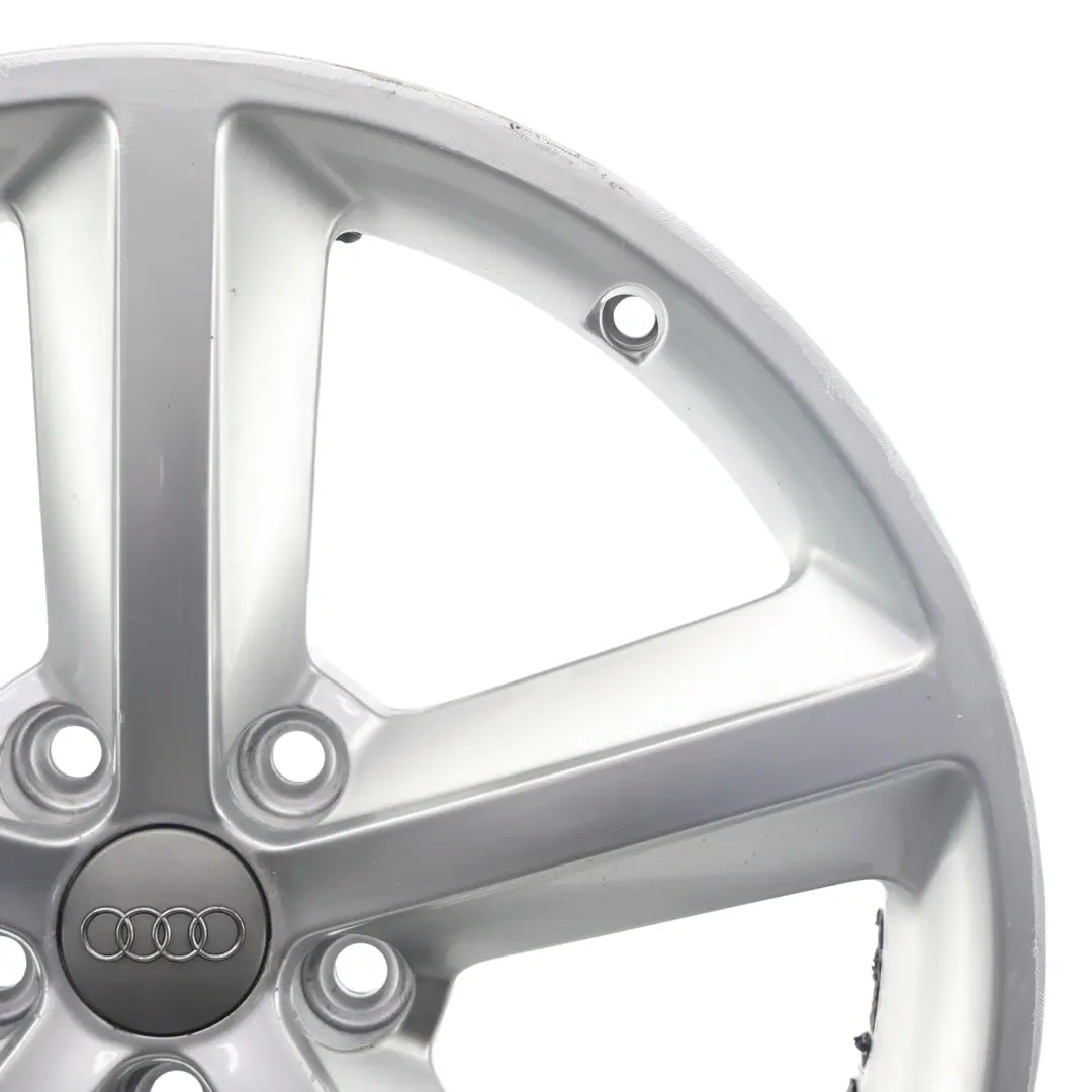 Alloy Rim Silver 18" 8J ET:43 to Audi A6 C6 Wheel with Part number 4F0601025DC Audi A6 C6 Wheel Alloy Rim Silver 18" 8J ET:43 - SKU 4F0601025DC-1 - Part number 4F0601025DC