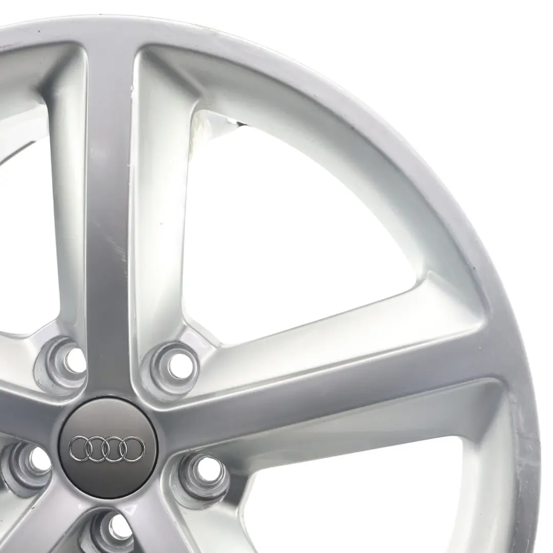 Alloy Rim Silver 18" 8J ET:43 4F0601025AK to Audi A6 C6 Wheel with Part number 4F0601025DC Audi A6 C6 Wheel Alloy Rim Silver 18" 8J ET:43 4F0601025AK - SKU 4F0601025DC-3 - Part number 4F0601025DC