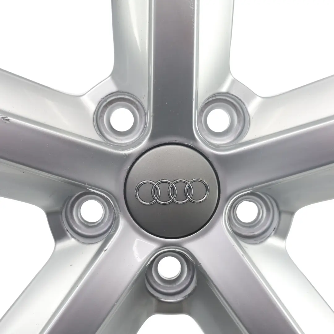 Alloy Rim Silver 18" 8J ET:43 4F0601025AK to Audi A6 C6 Wheel with Part number 4F0601025DC Audi A6 C6 Wheel Alloy Rim Silver 18" 8J ET:43 4F0601025AK - SKU 4F0601025DC-3 - Part number 4F0601025DC