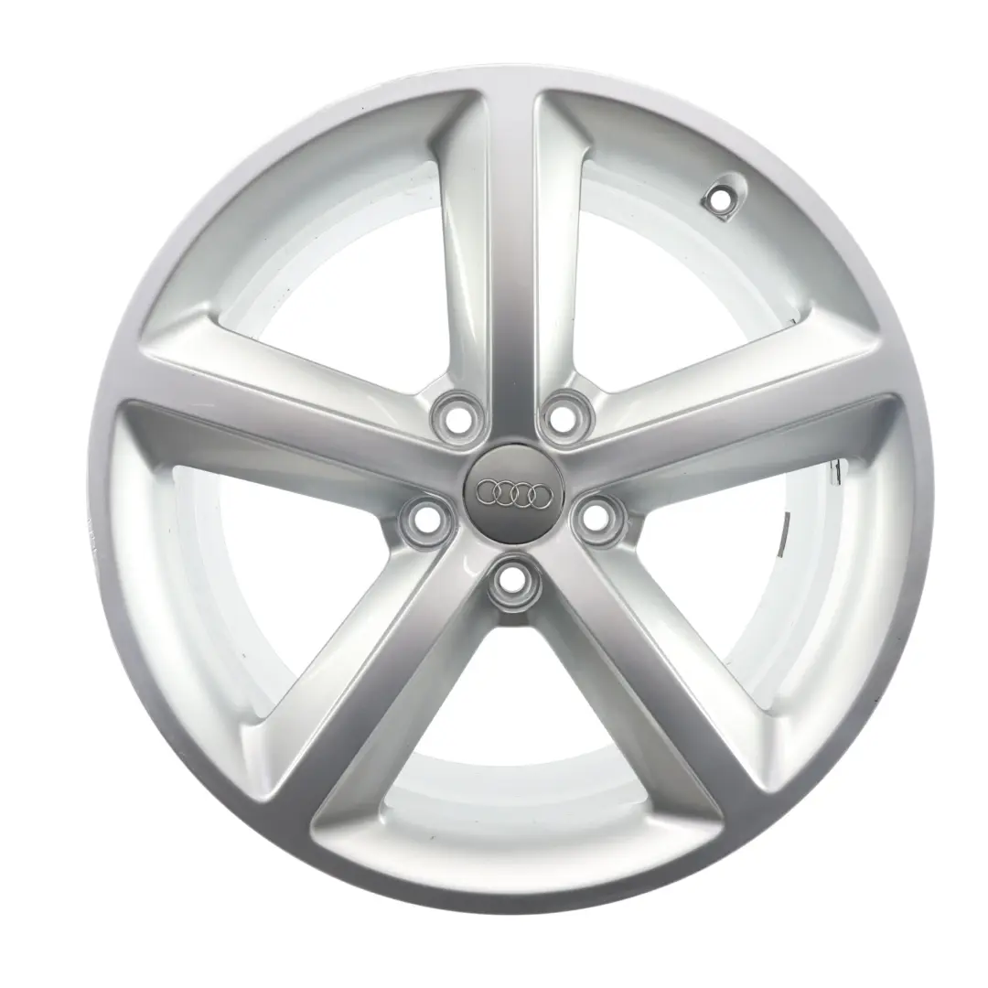 Alloy Rim Silver 18" 8J ET:43 4F0601025AK to Audi A6 C6 Wheel with Part number 4F0601025DC Audi A6 C6 Wheel Alloy Rim Silver 18" 8J ET:43 4F0601025AK - SKU 4F0601025DC-4 - Part number 4F0601025DC