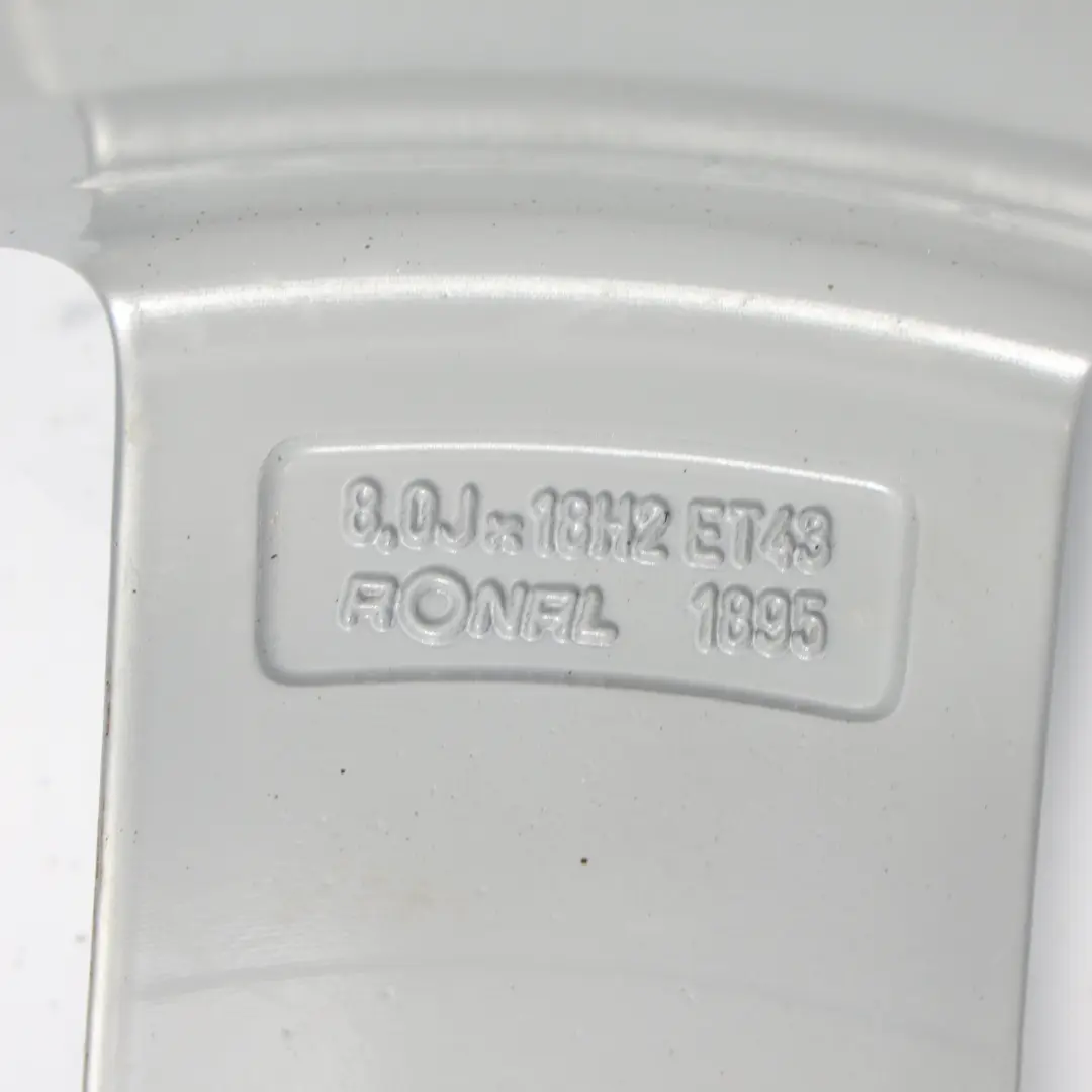 Audi A6 C6 Wheel Alloy Rim Silver 18" 8J ET:43 4F0601025AK - SKU 4F0601025DC-4 - Part number 4F0601025DC