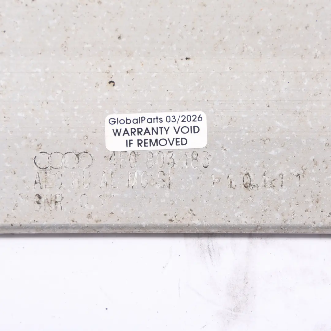 Supporto Traversa Pannello Sottoscocca Posteriore per Audi A6 C6 RS6 con numero di parte 4F0803183 Audi A6 C6 RS6 Supporto Traversa Pannello Sottoscocca Posteriore - SKU 4F0803183 - Numero di parte 4F0803183