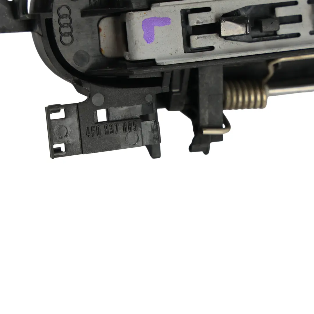 Audi A3 8P A6 C6 Tirador Puerta Delantero Izquierdo Gris Amatista Z4X - SKU 4F0837207B-AGM - Número de pieza 4F0837207B