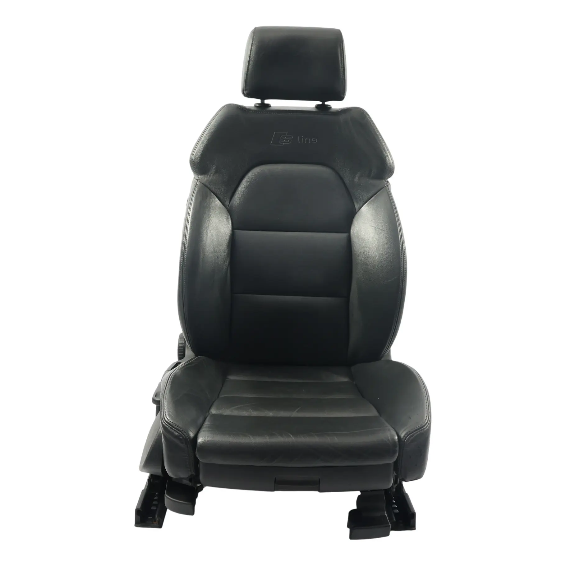 Audi A6 C6 S Line Sport Seat Front Right O/S Interior Heated Leather Black