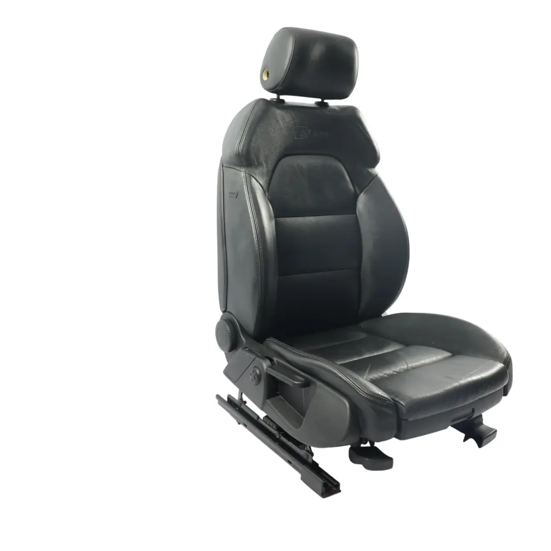 Front Right O/S Interior Heated Leather Black to Audi A6 C6 S Line Sport Seat with Part number 4F0881806BD-1 Audi A6 C6 S Line Sport Seat Front Right O/S Interior Heated Leather Black - SKU 4F0881806BD-1 - Part number 4F0881806BD-1