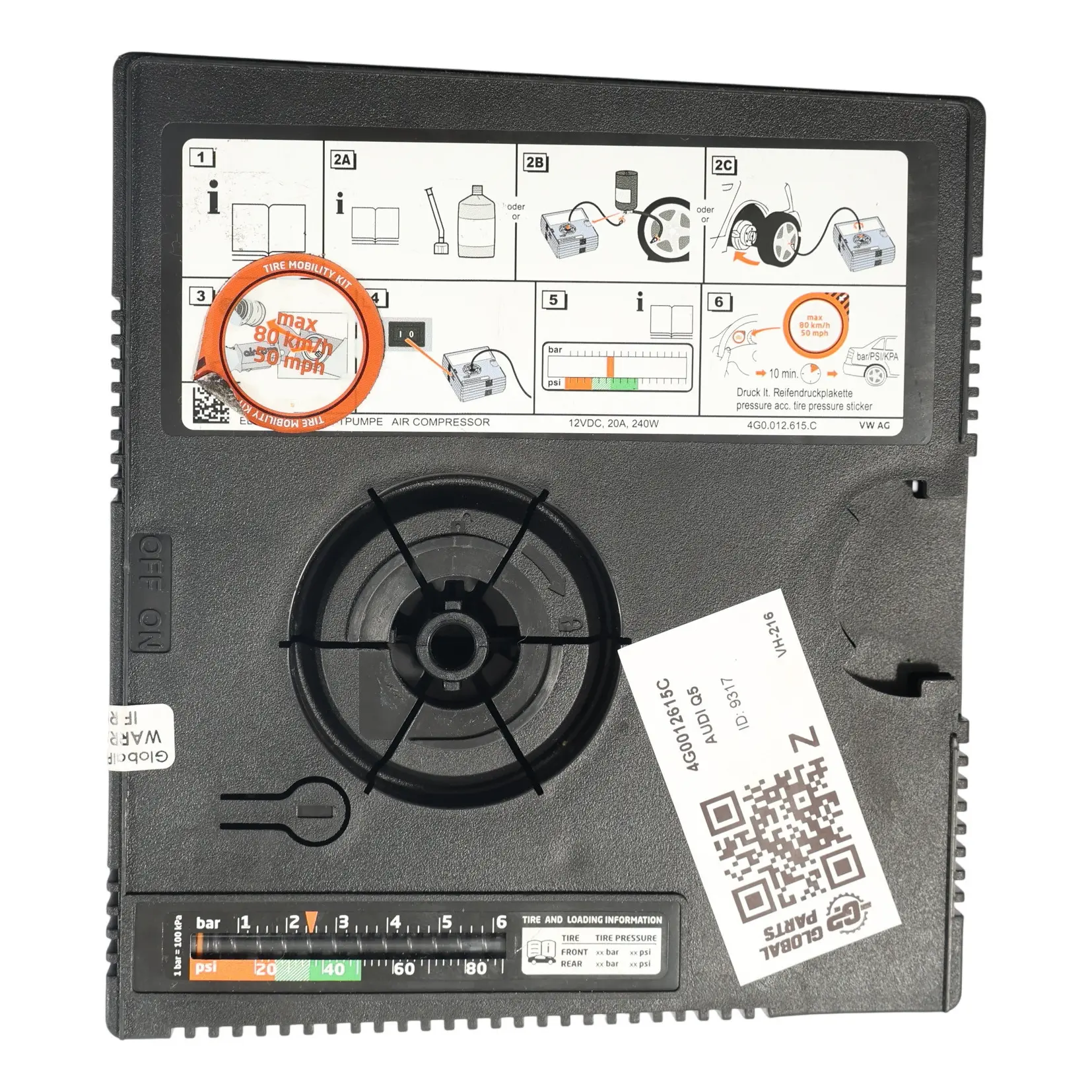 Audi Q5 FY Compressore Aria Gonfiaggio Pneumatici 4G0012615C