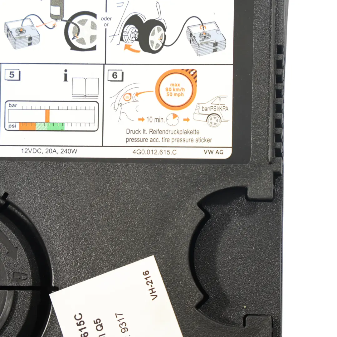 Audi Q5 FY Kompresor Pompka Do Opon - SKU 4G0012615C - Numer Części 4G0012615C