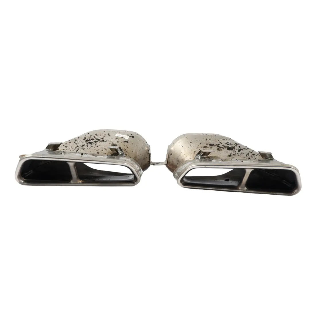 Audi A6 A7 4G8 Embellecedor Tubo Escape Silenciador 4G0253825N 4G0253825P - SKU 4G0253825N-SET - Número de pieza 4G0253825N-SET