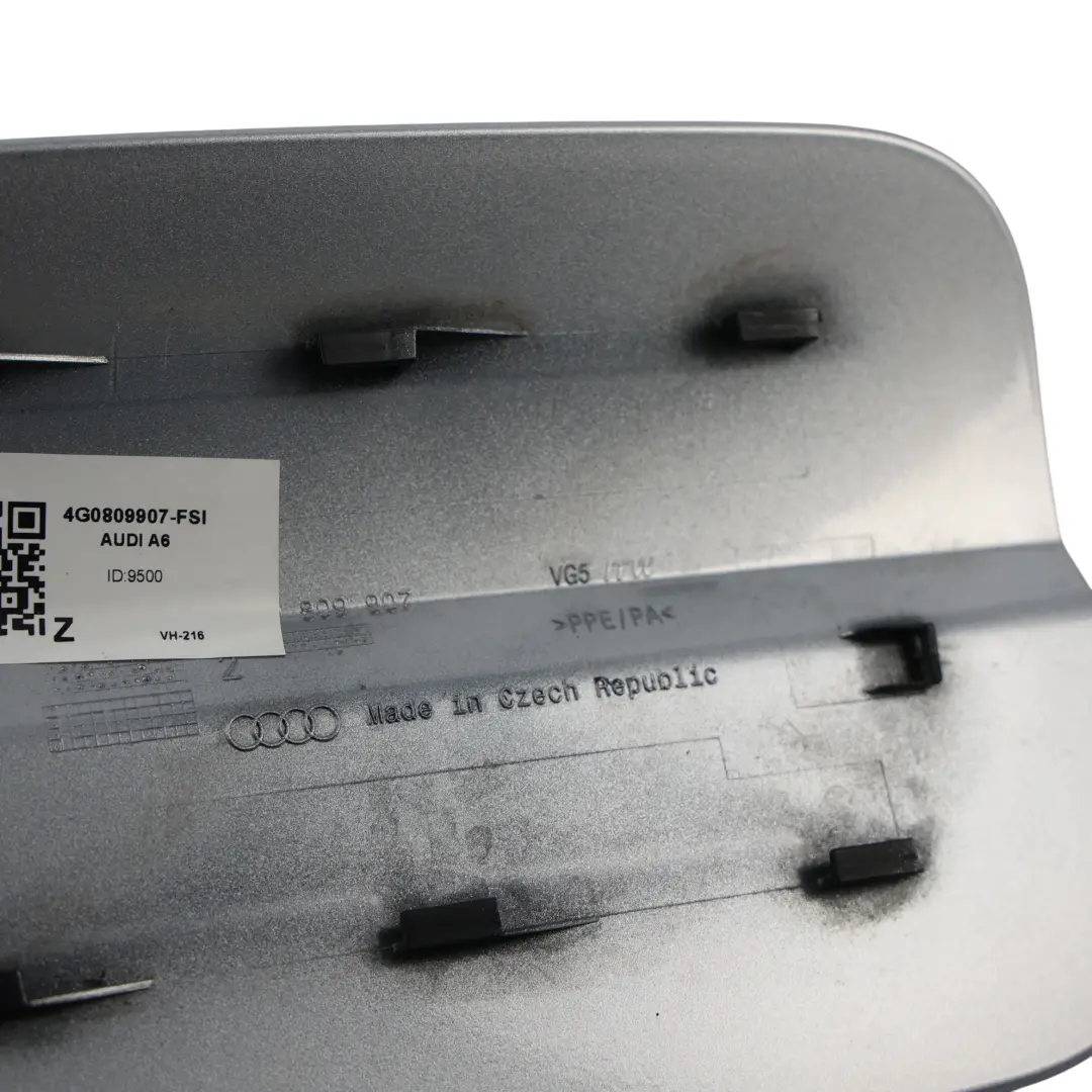 Audi A6 C7 Sportello Rifornimento Argento Ghiaccio Metallizzato X7W - SKU 4G0809907-FSI - Numero di parte 4G0809907