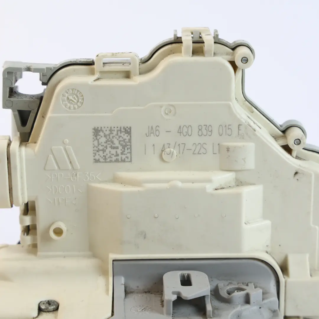 Moteur Actionneur Serrure Porte Arrière Gauche pour Audi A4 B9 A5 F5 à propos du numéro de pièce 4G0839015F Audi A4 B9 A5 F5 Moteur Actionneur Serrure Porte Arrière Gauche - SKU 4G0839015F-2 - Numéro de pièce 4G0839015F