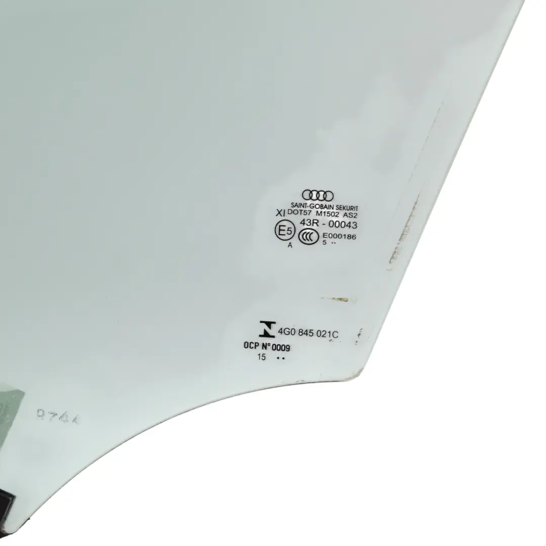 Door Window Glass Glazing Side Front Left N/S AS2 to Audi A6 C7 with Part number 4G0845021C Audi A6 C7 Door Window Glass Glazing Side Front Left N/S AS2 - SKU 4G0845021C - Part number 4G0845021C