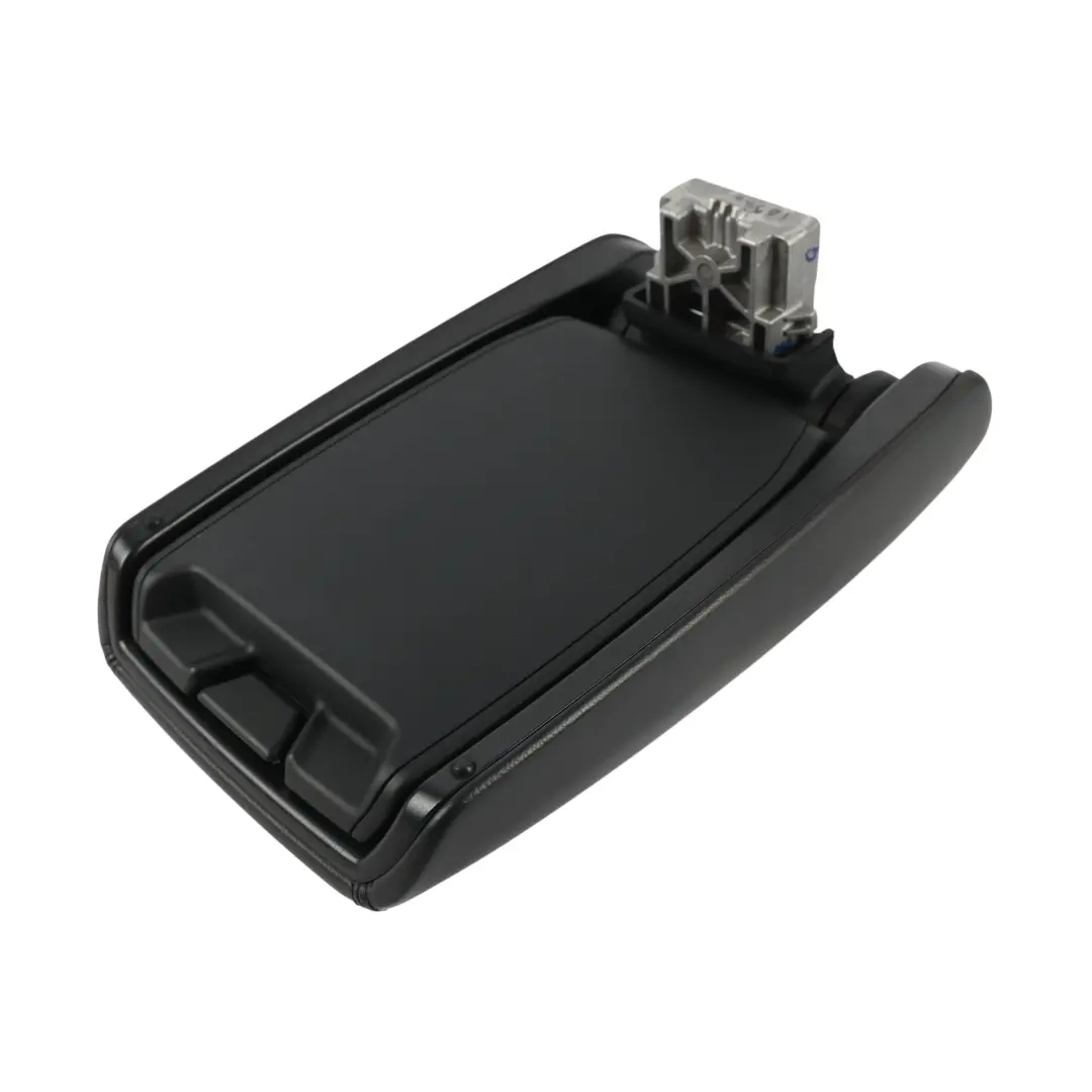Audi A6 C7 A7 4G Podłokietnik Konsoli Środkowej Skóra Czarna - SKU 4G0864208G - Numer Części 4G0864208G
